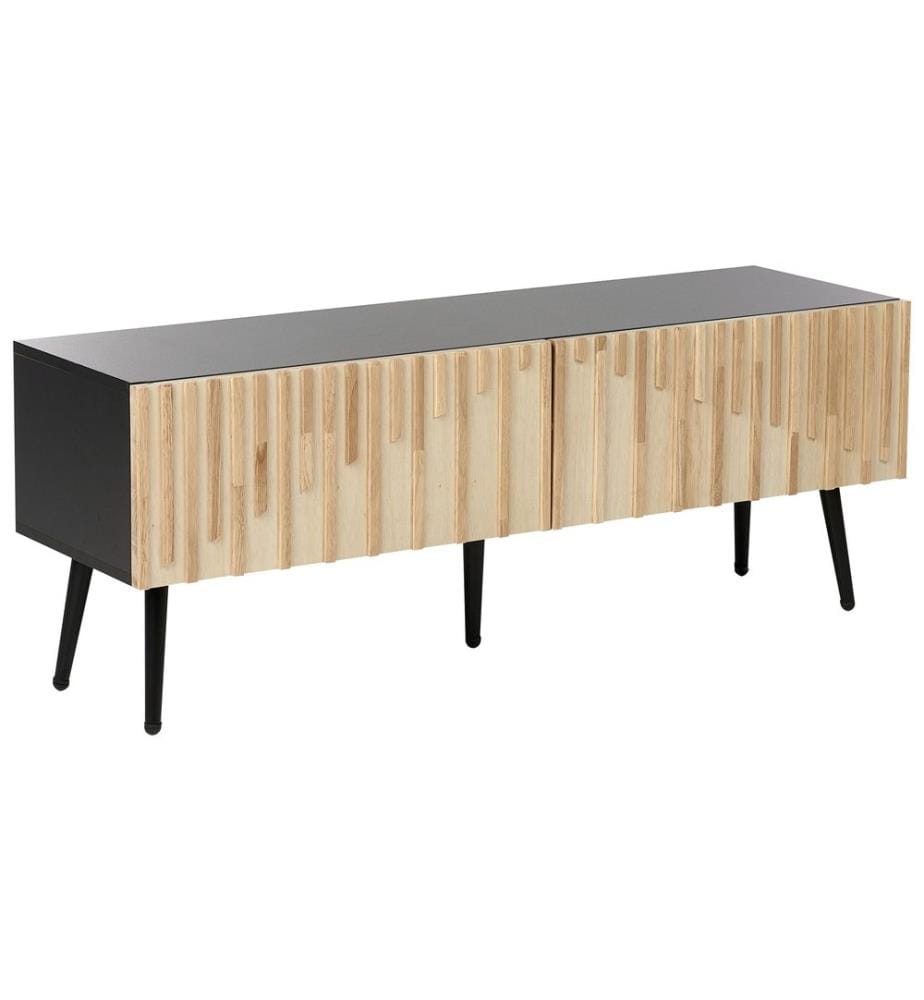 Meuble TV DALCROSS Marron/noir