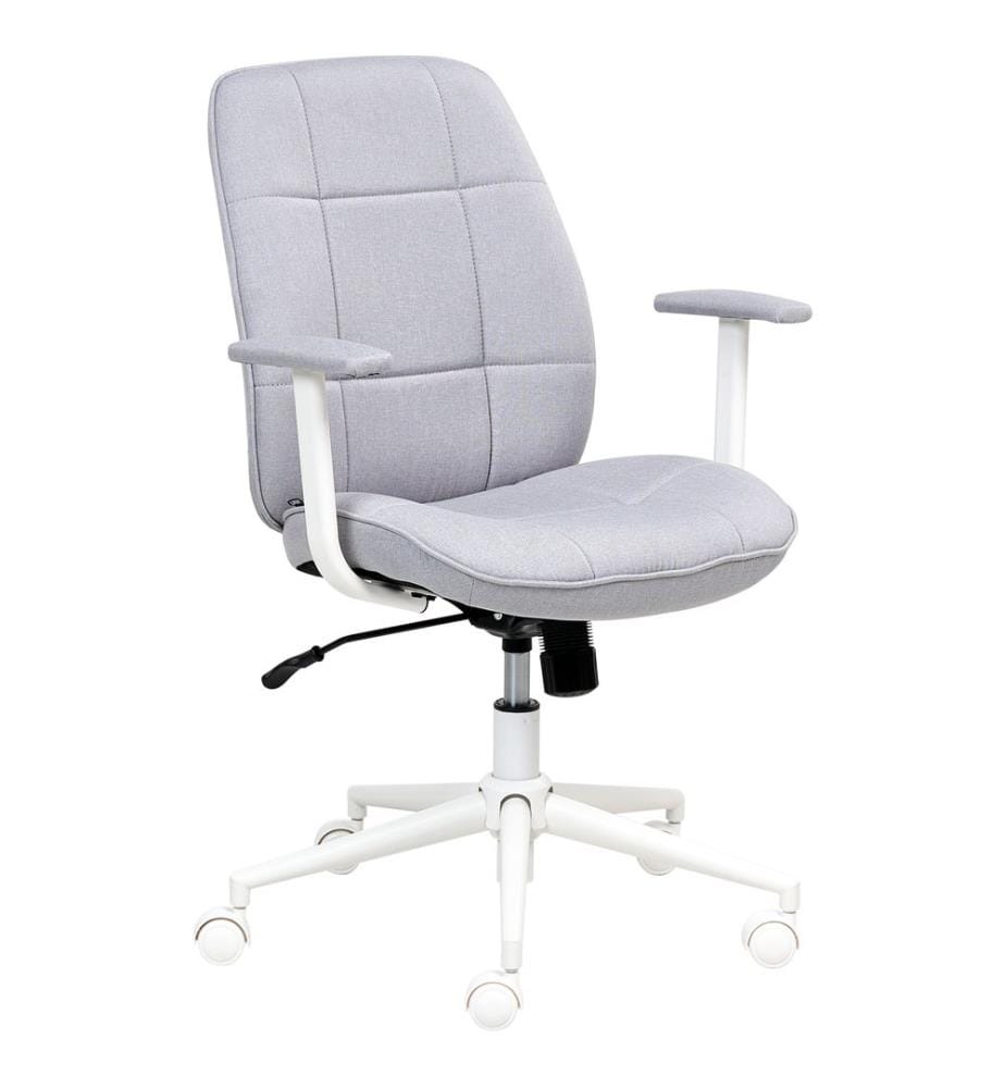 Chaise de bureau CARLTON Tissu Gris