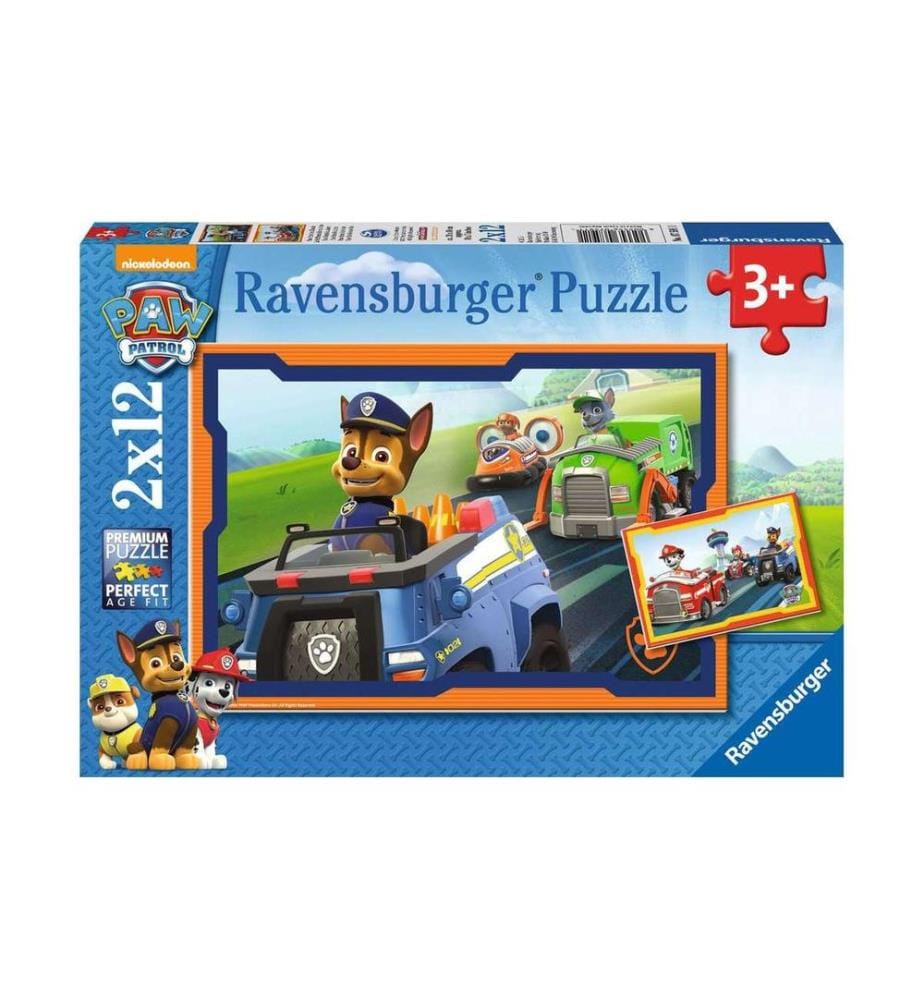 RAVENSBURGER - Puzzle la pat patrouille en action