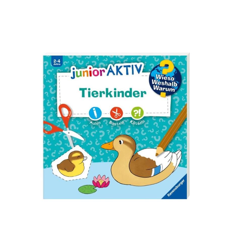 RAVENSBURGER - Livres pratiques pour enfants WWW junior AKTIV: Tierkinder