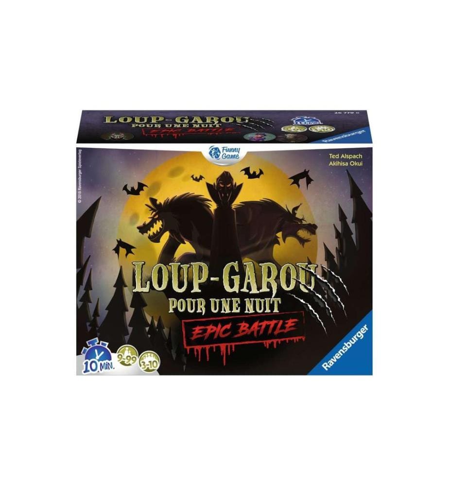 RAVENSBURGER - Party game Loup-Garou pour Une Nuit: Epic Battle -FR-