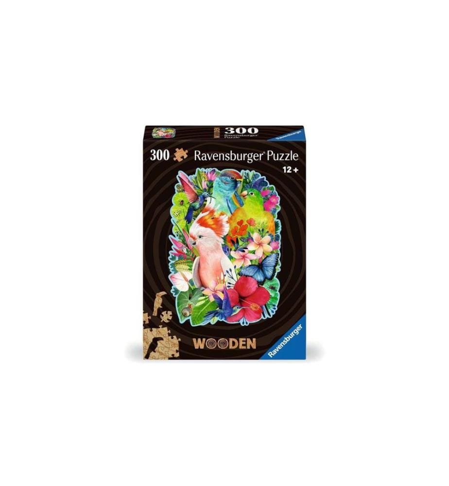 RAVENSBURGER - Puzzle en bois Oiseaux exotiques