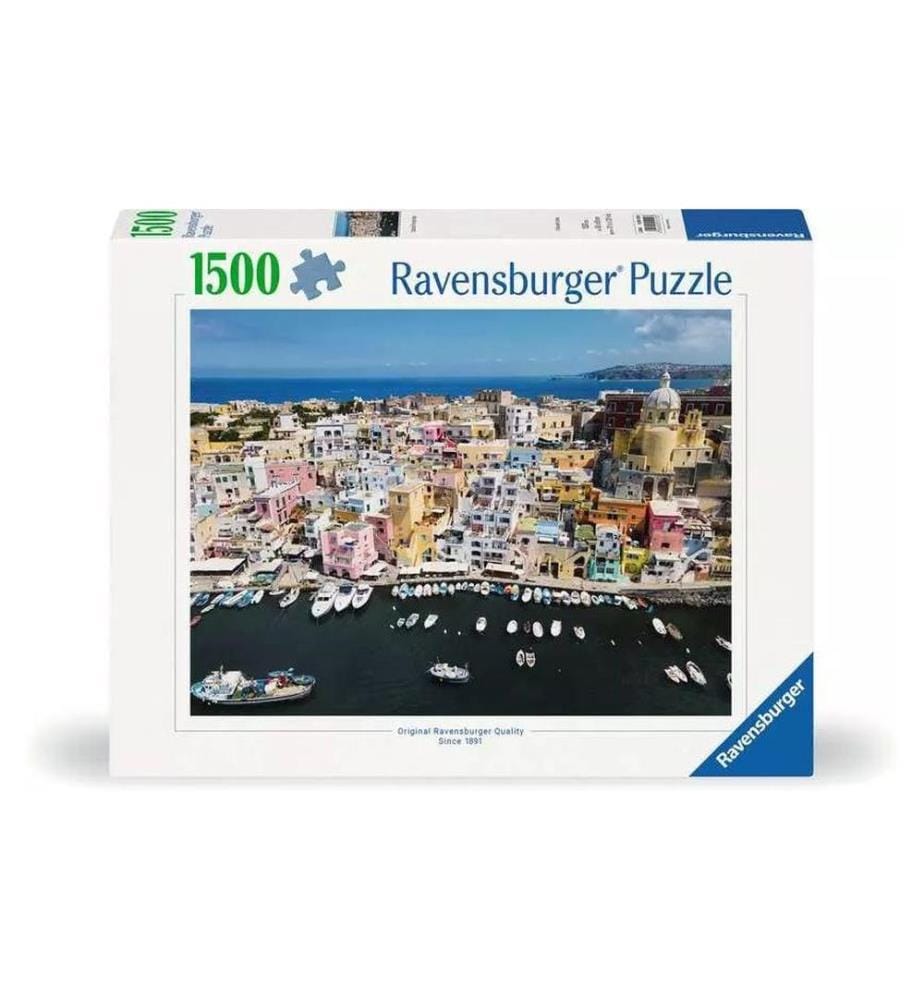 RAVENSBURGER - Puzzle Procida multicolore Italie 1500 pièces