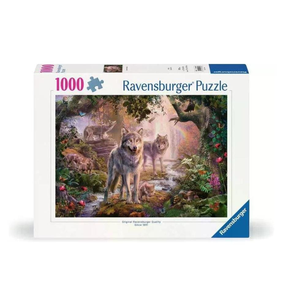 RAVENSBURGER - Puzzle Famille de loups en été