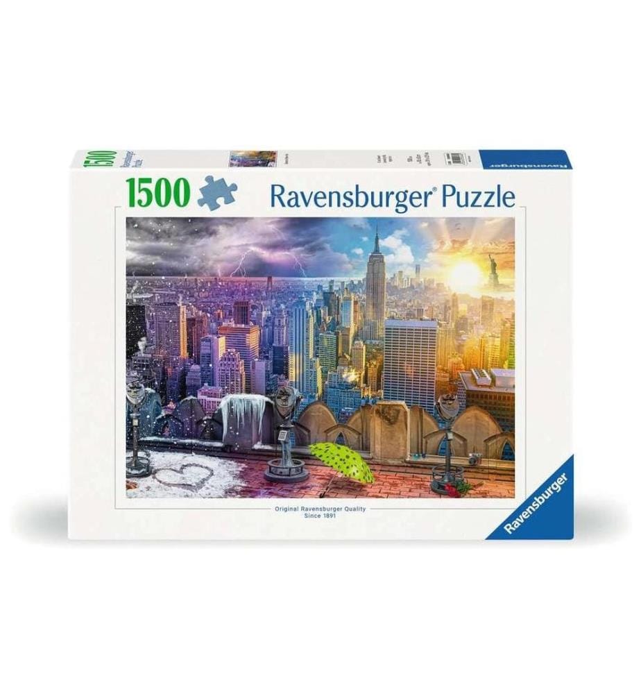 RAVENSBURGER - Puzzle New York en hiver et en été