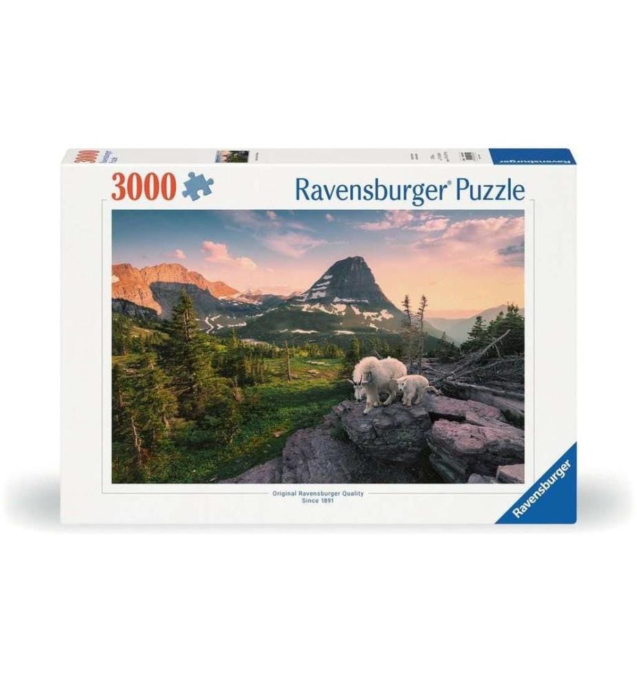 RAVENSBURGER - Puzzle Bouc d'alpage avec bébé