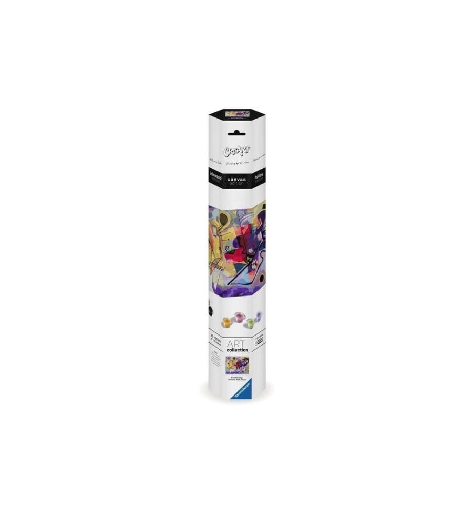 RAVENSBURGER - Peinture avec chiffres CreArt  Jaune, rouge, bleu (Kandinsky)