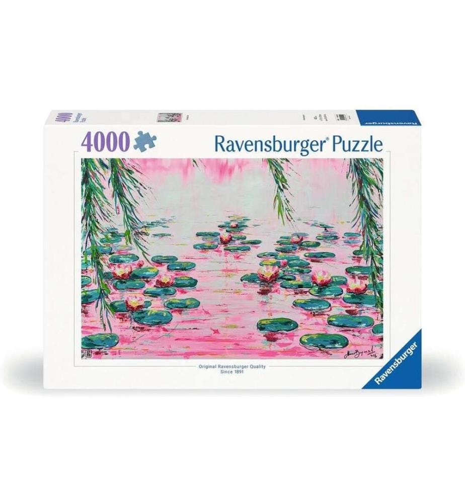 RAVENSBURGER - Puzzle Lilies d'eau roses