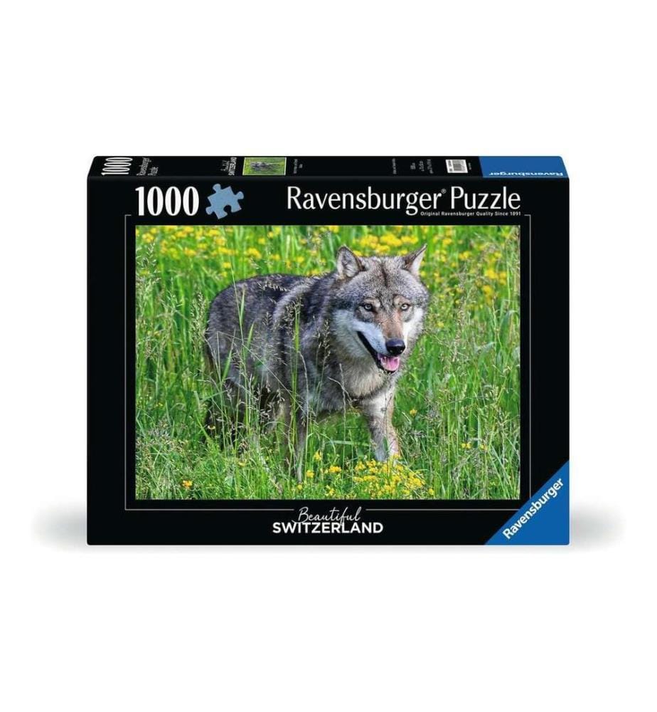 RAVENSBURGER - Puzzle Le loup dans le parc naturel et animalier de Goldau