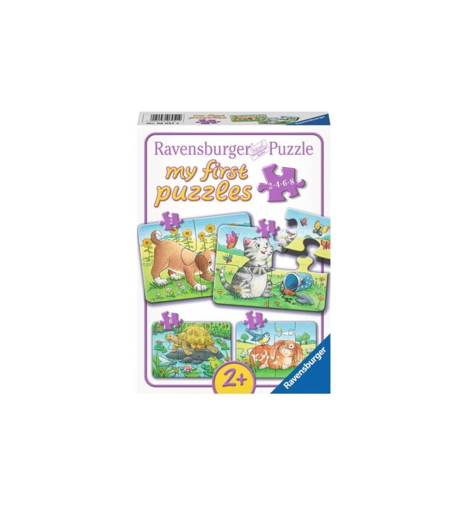 RAVENSBURGER - Puzzle pour jeunes enfants Mignons animaux de compagnie