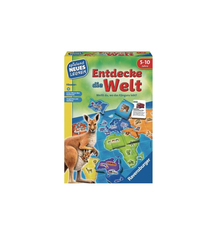 RAVENSBURGER - Jeux denfant Entdecke die Welt