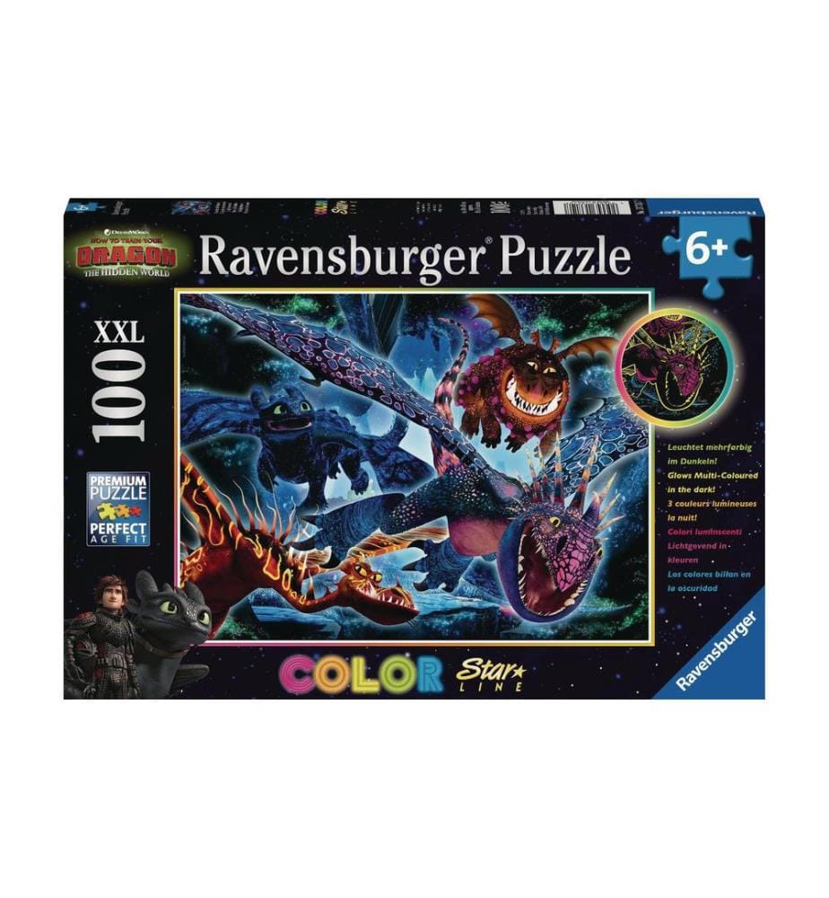 RAVENSBURGER - Puzzle Dragons 3 Dragons brillants