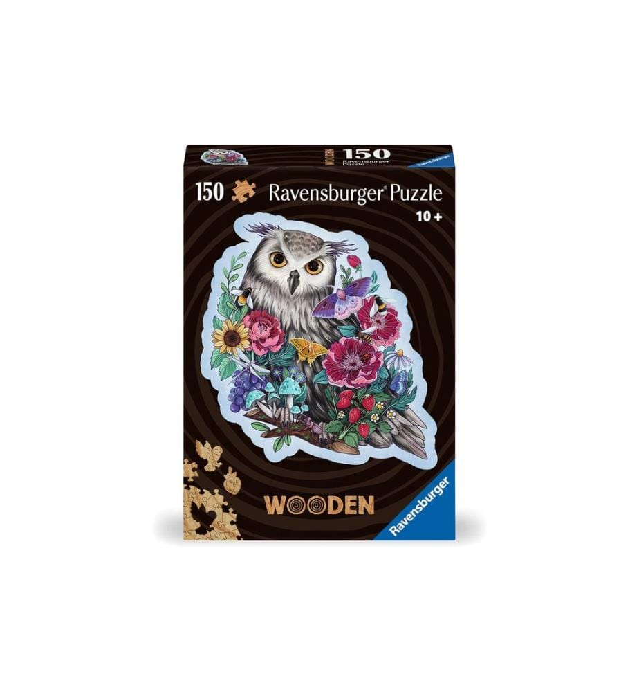 Ravensburger Puzzle en bois Chouette mystérieuse 150 pièces