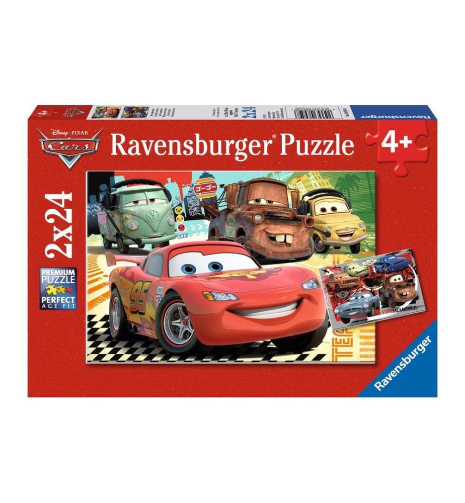 Ravensburger Puzzle Nouvelles aventures 2 x 24 pièces, dès 4 ans