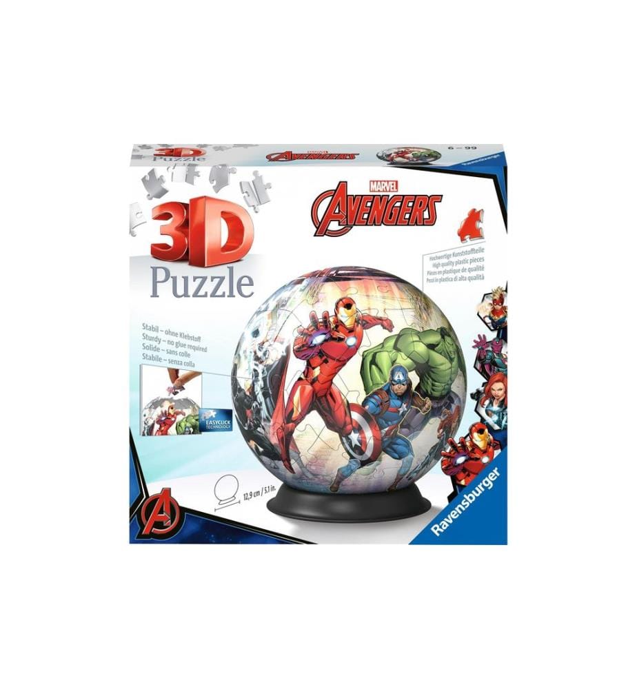 Ravensburger Puzzleball Marvel Avengers 72 pièces