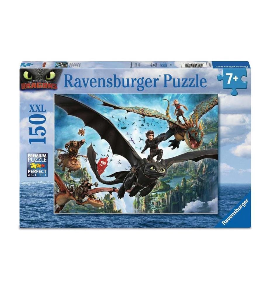 Ravensburger Puzzle Dragons et héros 150 pièces XXL