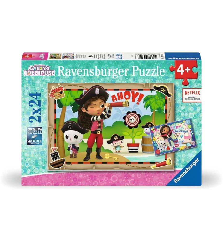 Ravensburger Puzzle La maison de poupée de Gabby 2 x 24 pièces