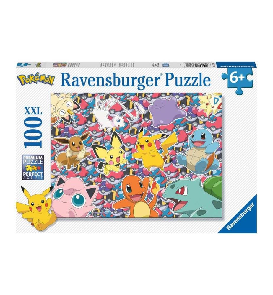 Ravensburger Puzzle Pokémon Prêt au combat ! 100 pièces XXL
