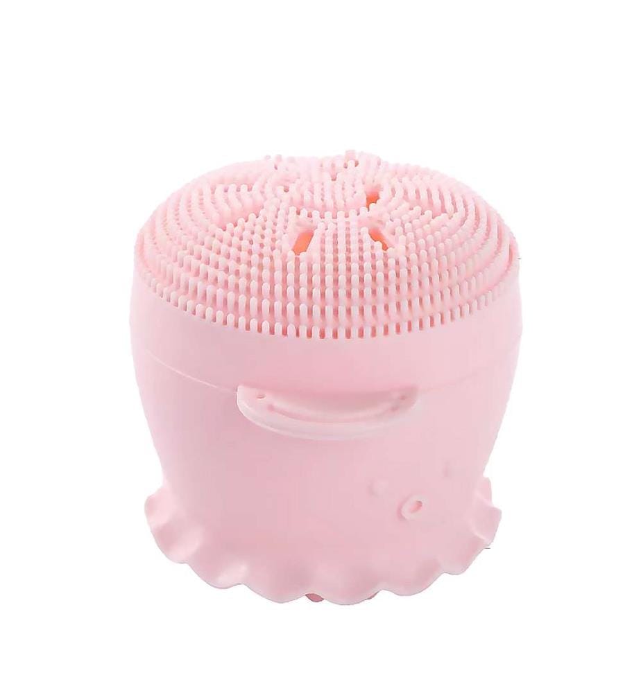Nettoyeur et démaquillant manuel pour le visage - Rose pâle