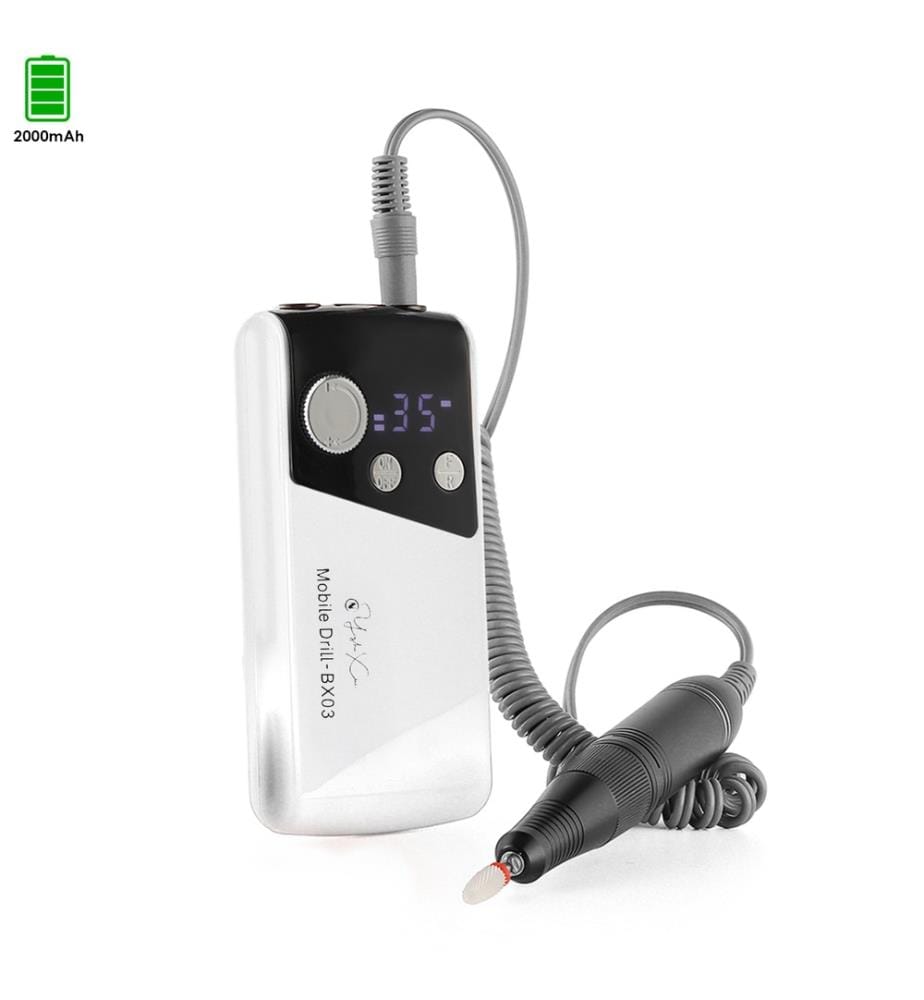 Polisseuse d'ongles avec 2000Mah, jusqu'à 35.000Rpm