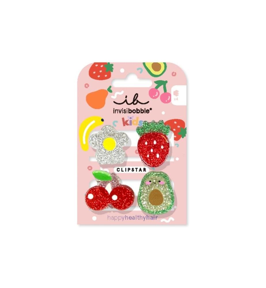 Invisibobble - Pince crabe Invisibobble - Clipstar Kids, Frutti Fun 4 pièces