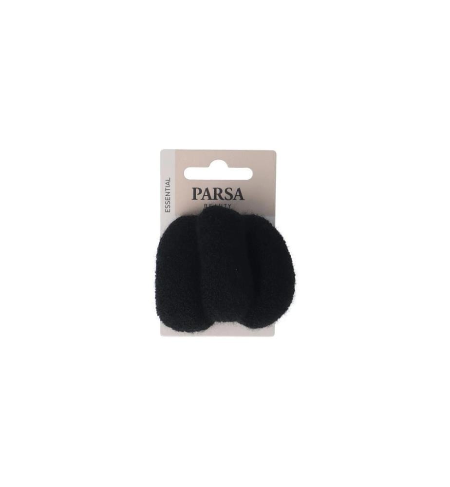 Parsa Beauty - Grand support de tresses, épais, en éponge Noir 3 pièces