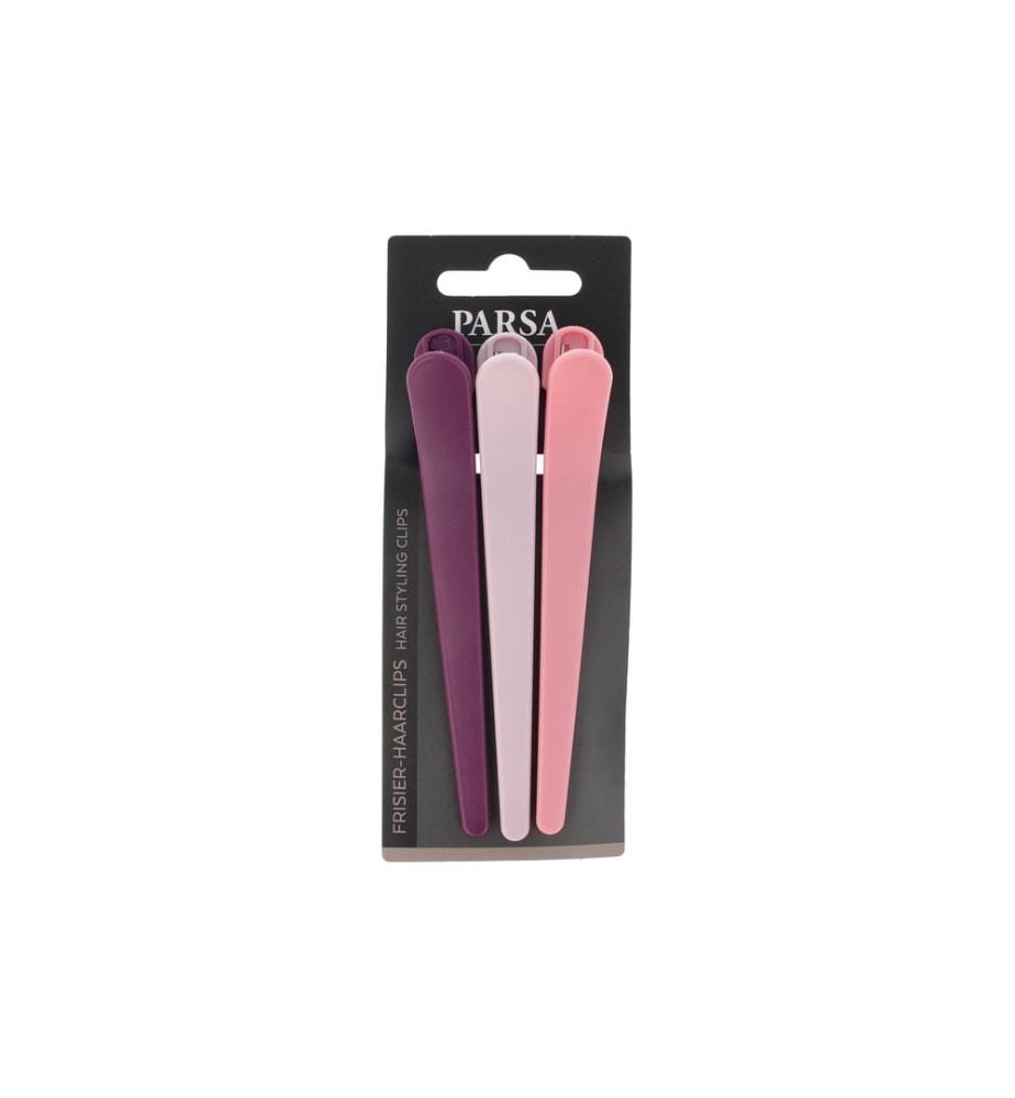 Parsa Beauty - Clips à cheveux à coiffer Lilas/rose/rose 3 pièces