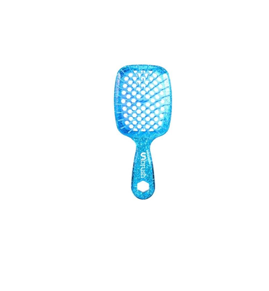 Unbrush - Brosse à cheveux Mini scintillant, Sapphire