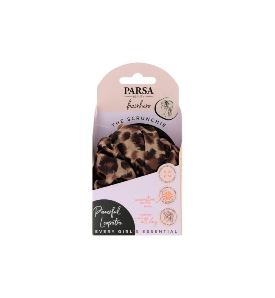 Parsa Beauty - Hair Hero Scrunchie, Powerful Leopatra 1 pièce