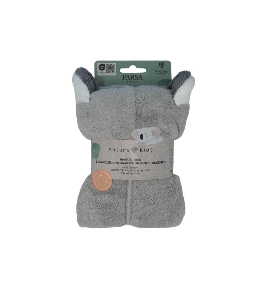 Parsa Beauty - Nature Kids turban à cheveux avec oreilles de koala Gau, 1 pièce