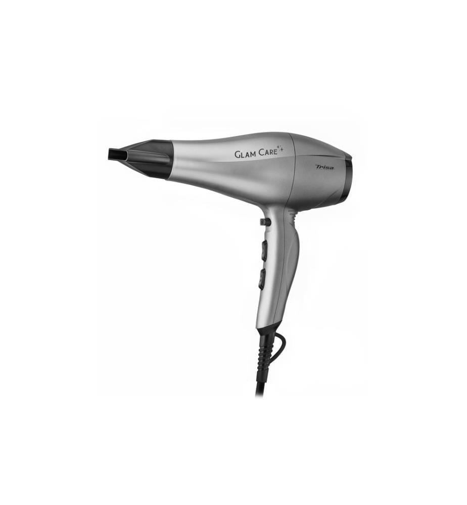 TRISA - Glam Care Sèche-cheveux ionique 3 niveaux de chaleur Argent