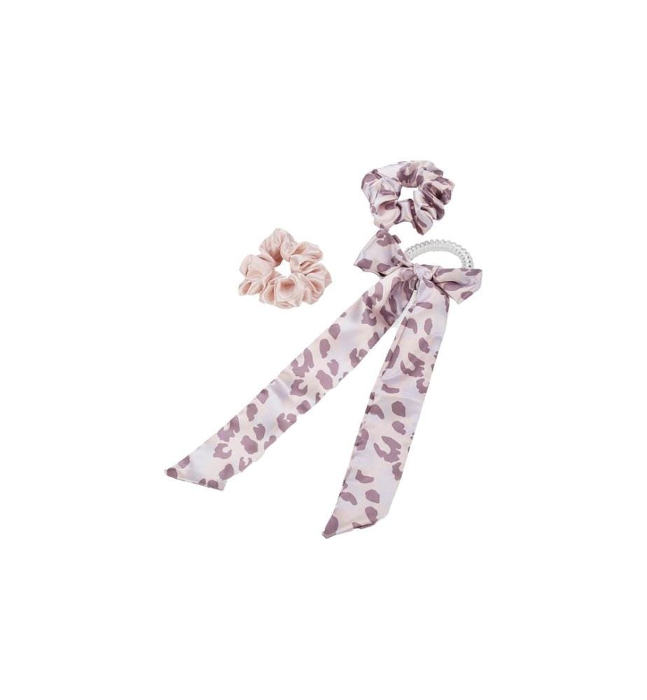 Trisa Accessoires - Elastique torsadé avec noeud & duo de scrunchies