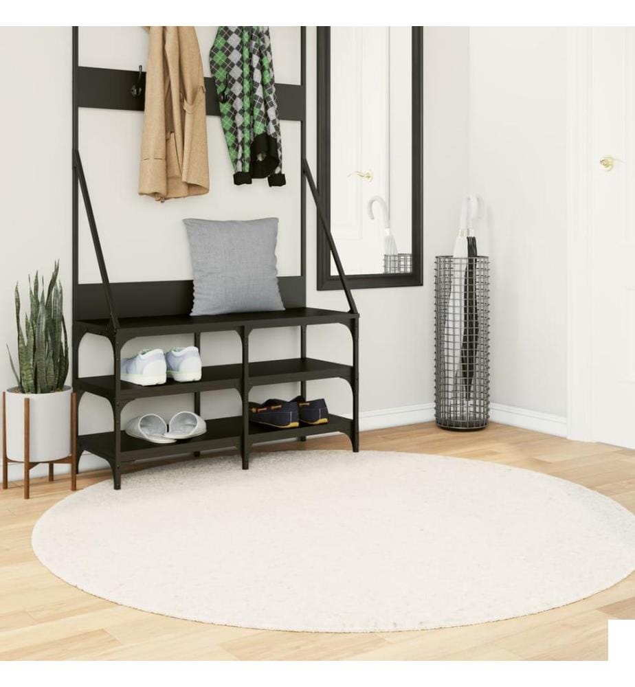 Tapis OVIEDO à poils courts beige Ø 160 cm