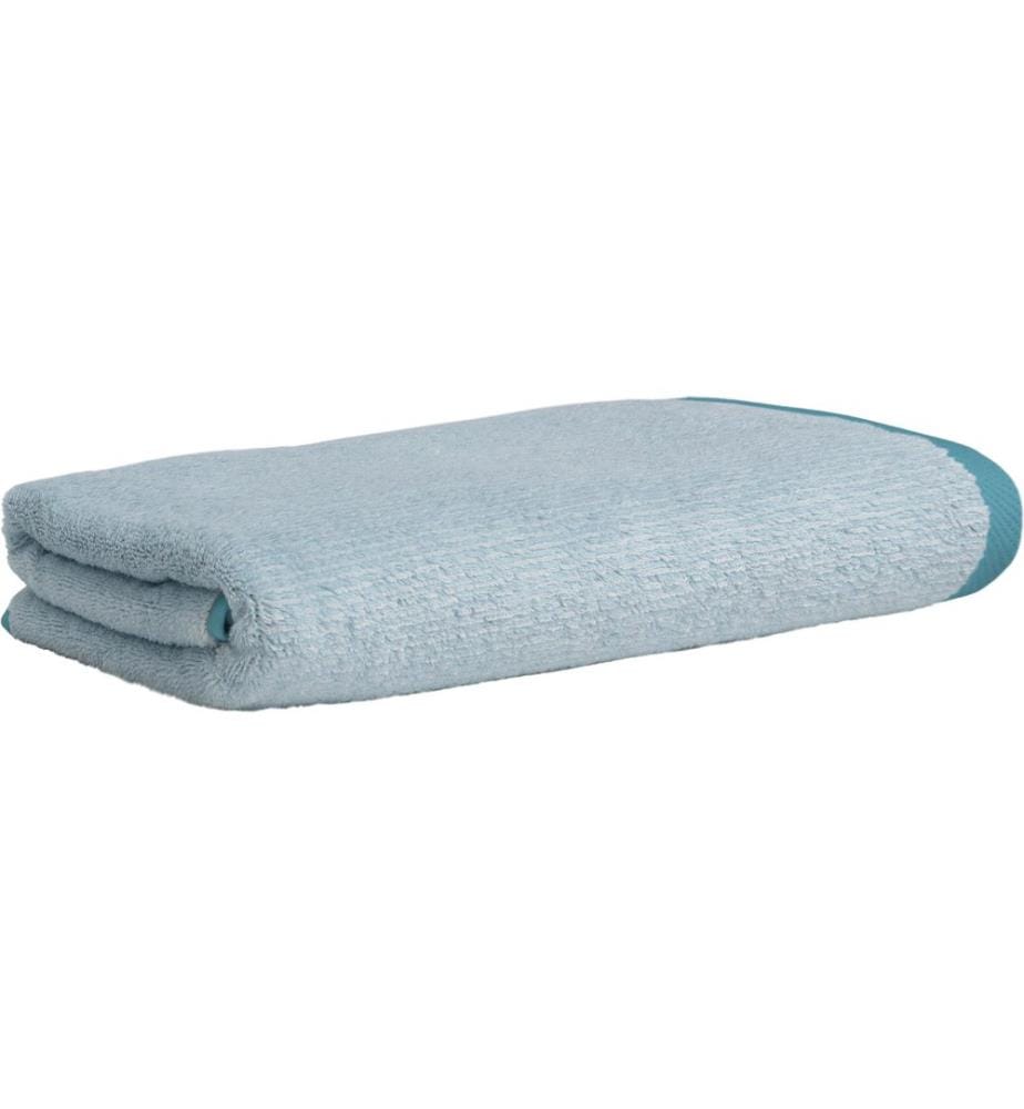 MÖVE - Serviette de douche Tide Doubleface 67 x 140 cm, Aqua/Pétrole