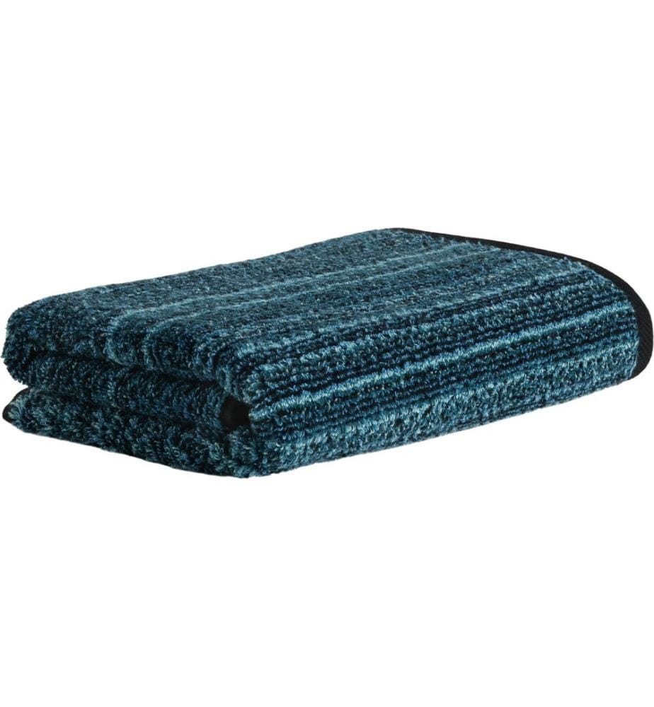 MÖVE - Serviette Tide Texture 50 x 100 cm, Bleu foncé/Turquoise