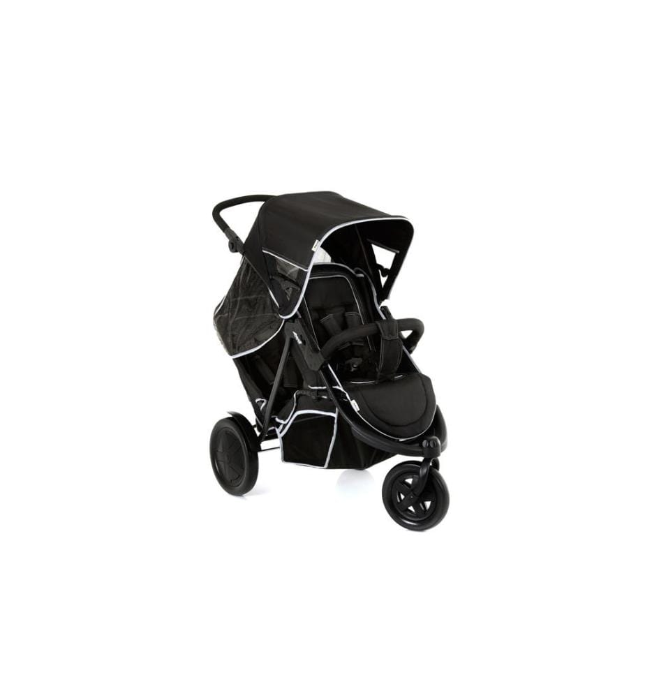 HAUCK - Poussette jumelle Freerider Mono + Duo protection contre la pluie incluse