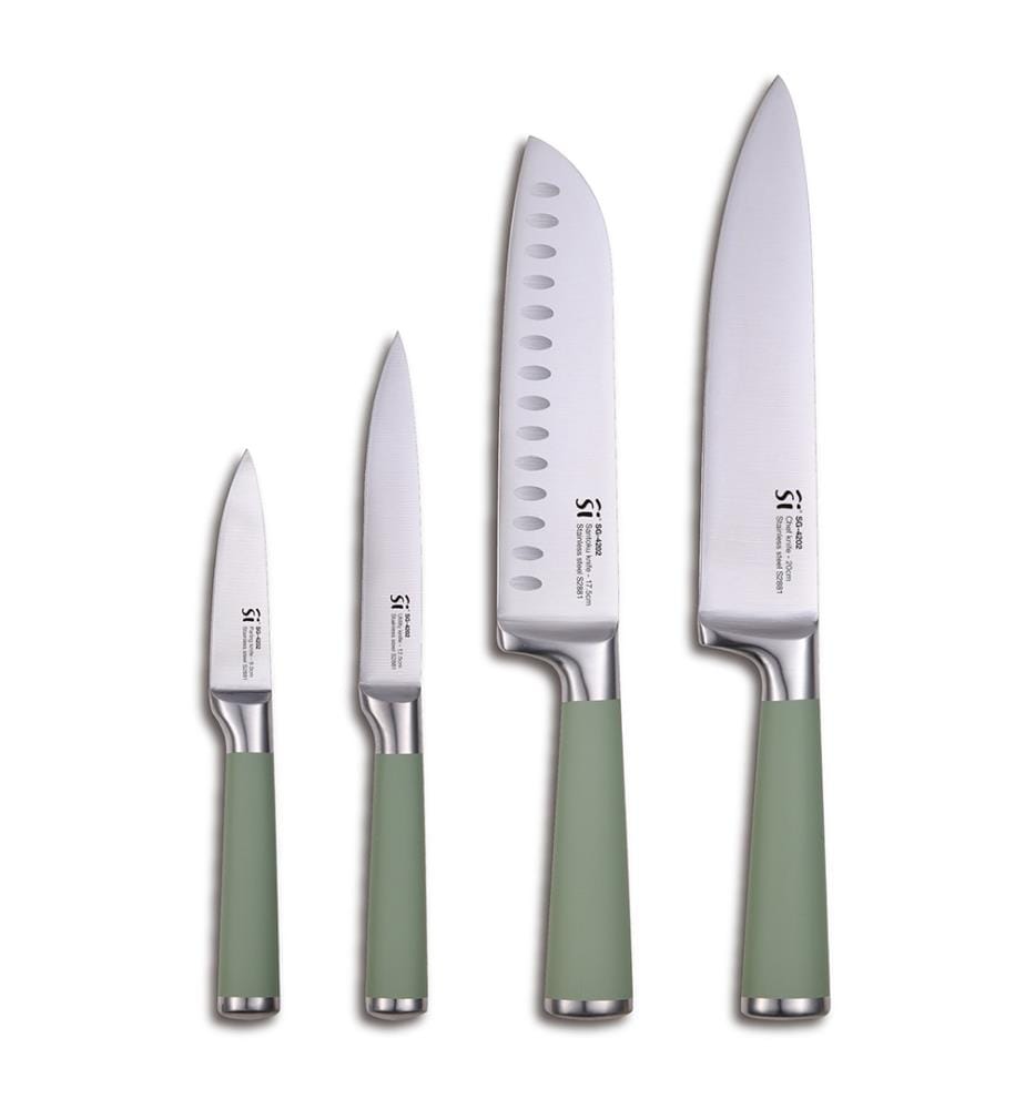 Lot de 4 Couteaux Moods - Vert