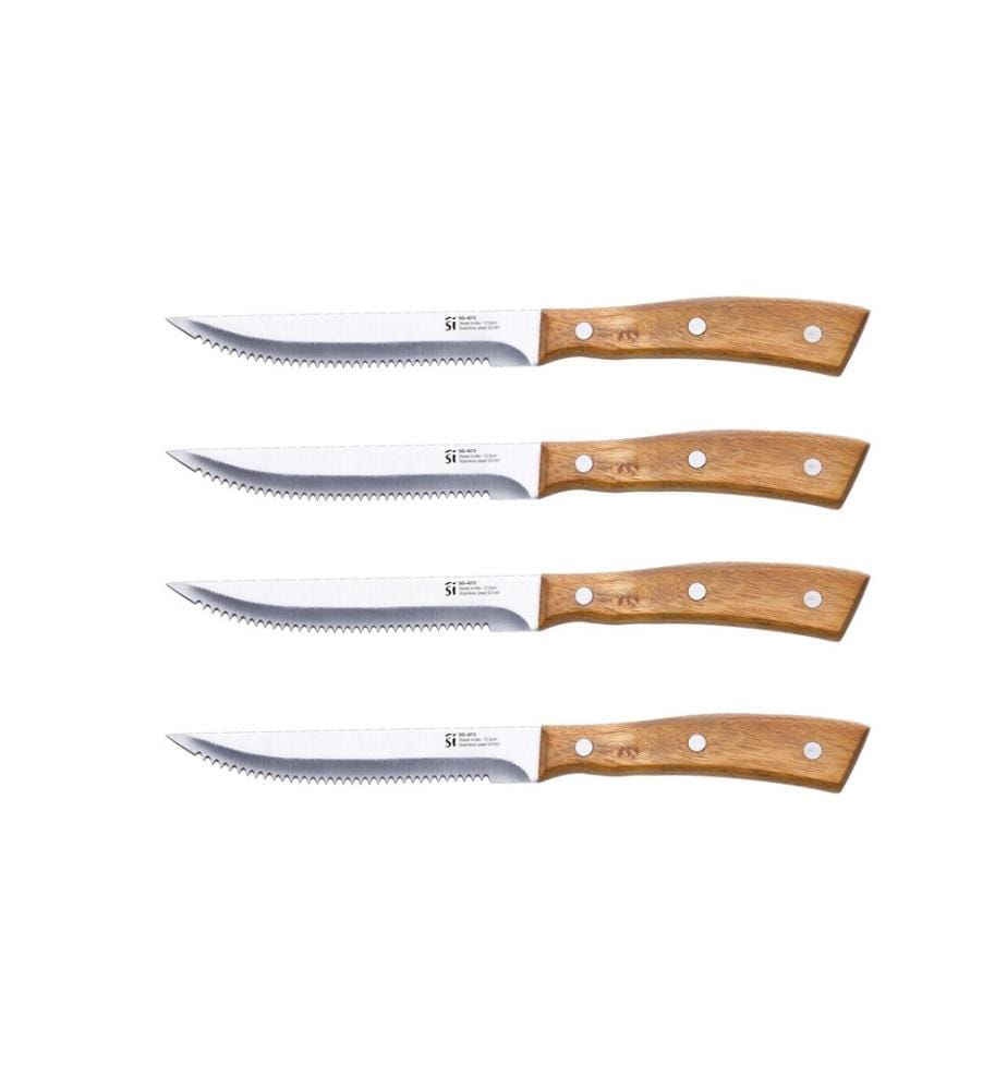 Lot de 4 Couteaux à Steak Inox