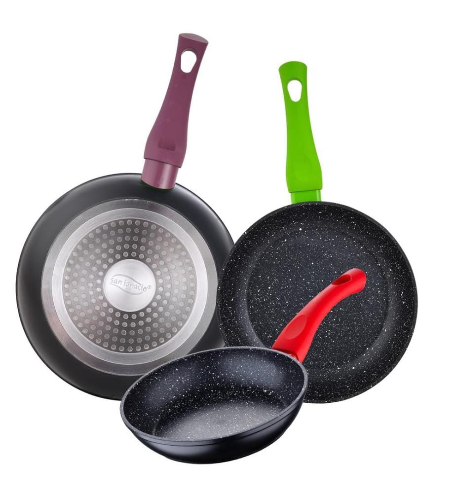 Batterie Cuisine Inox - 12 Pièces