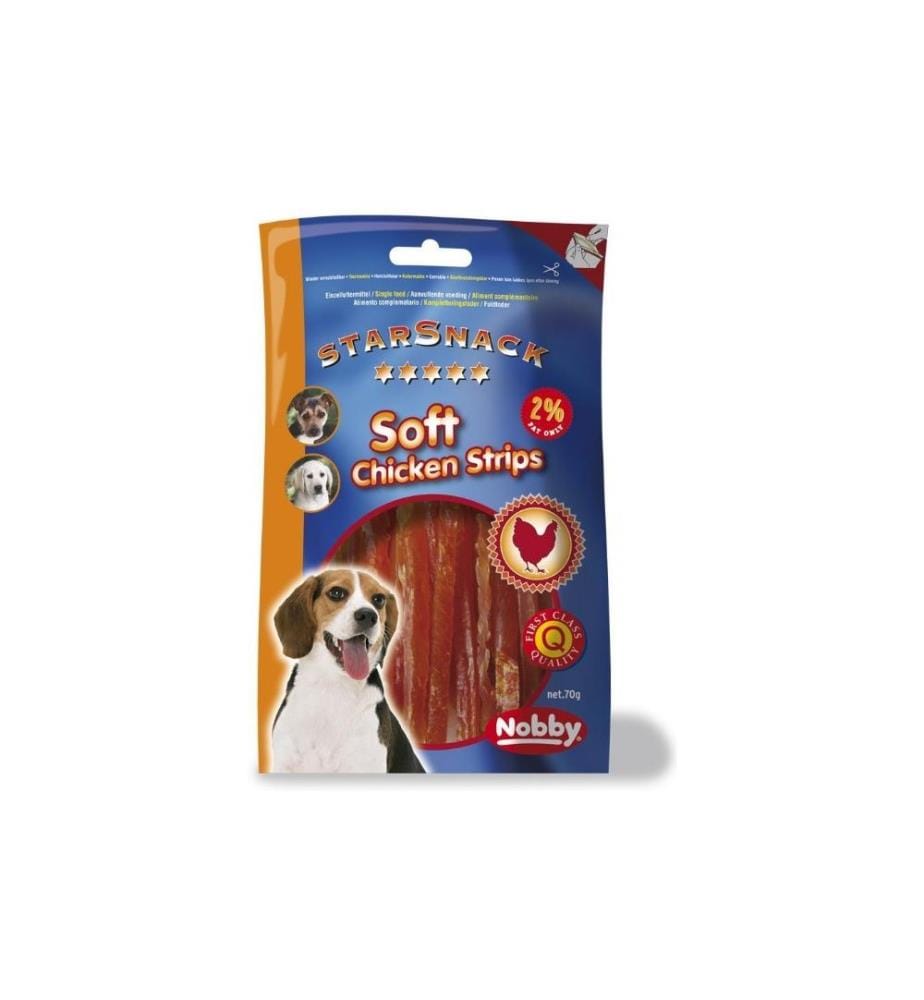 NOBBY - Friandise StarSnack Soft Chicken Strip, 70 g