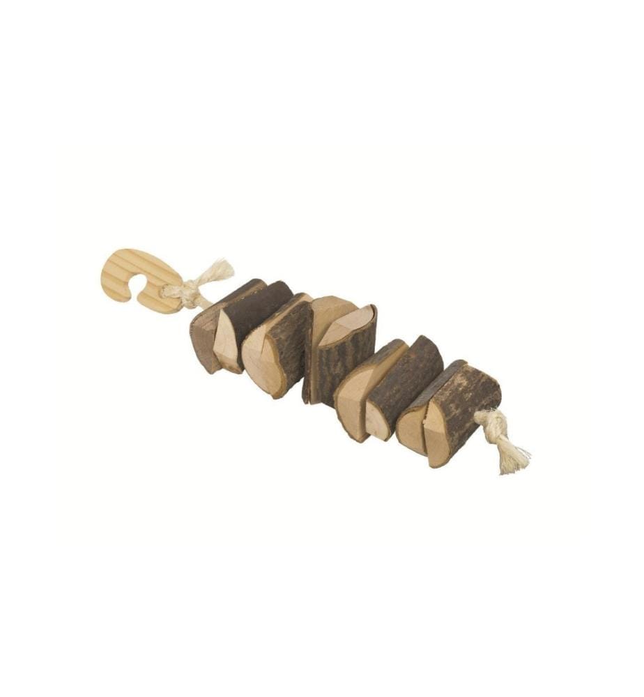 NOBBY - Chaîne en bois à grignoter, 25 cm