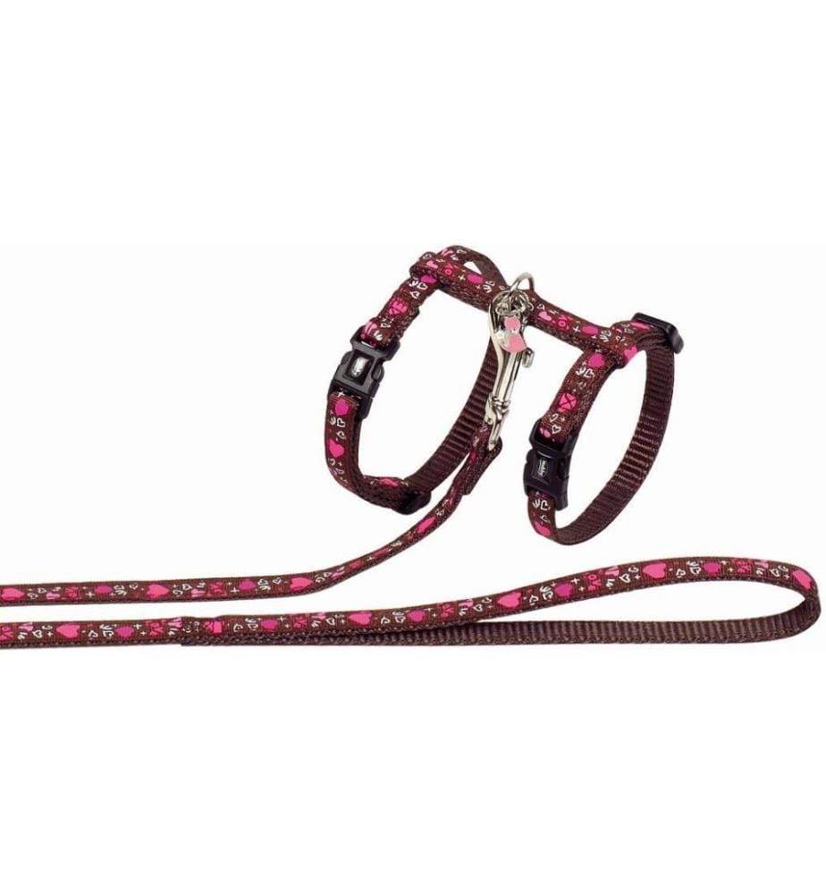 NOBBY - Collier pour chat Garniture Love, Rouge