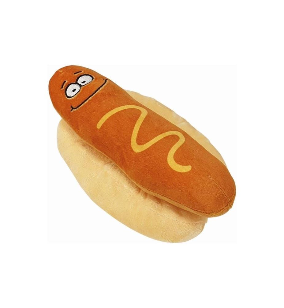 NOBBY - Jouet pour chien Happy Food Hot Dog, 20 cm, jaune