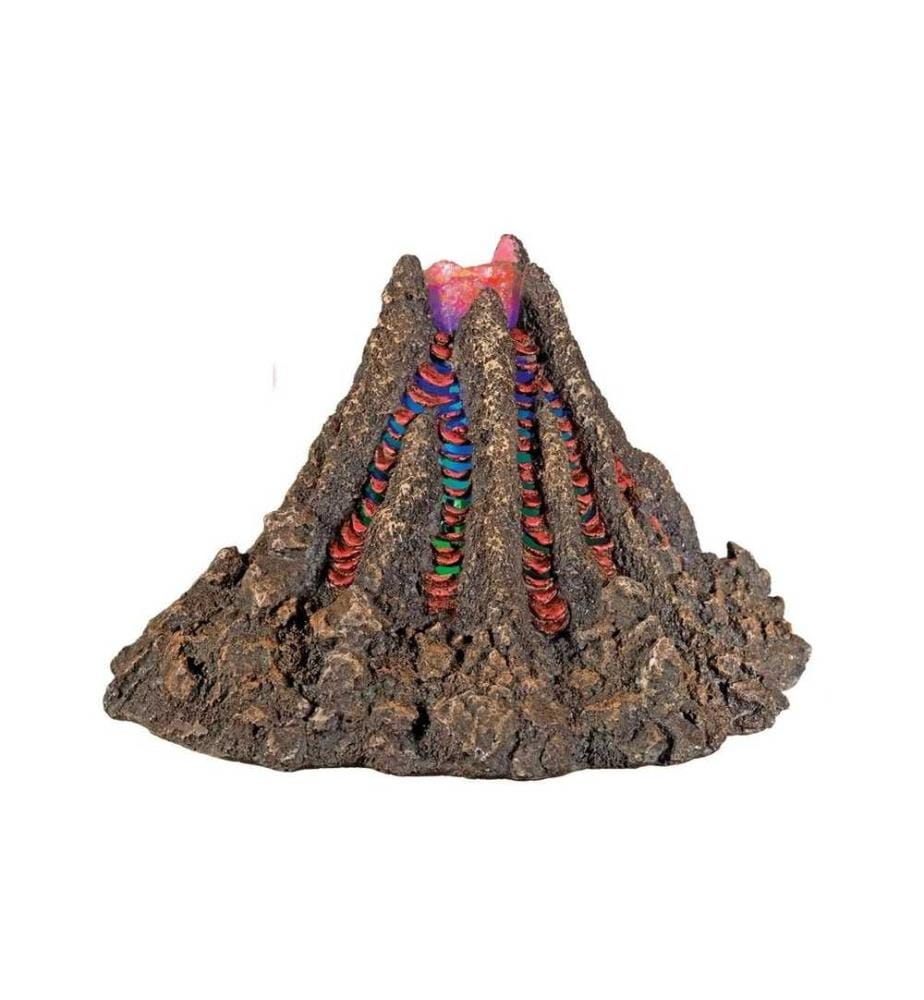 NOBBY - Aqua Ornaments Volcan avec LED 22.7 x 19.5 x 14.5 cm
