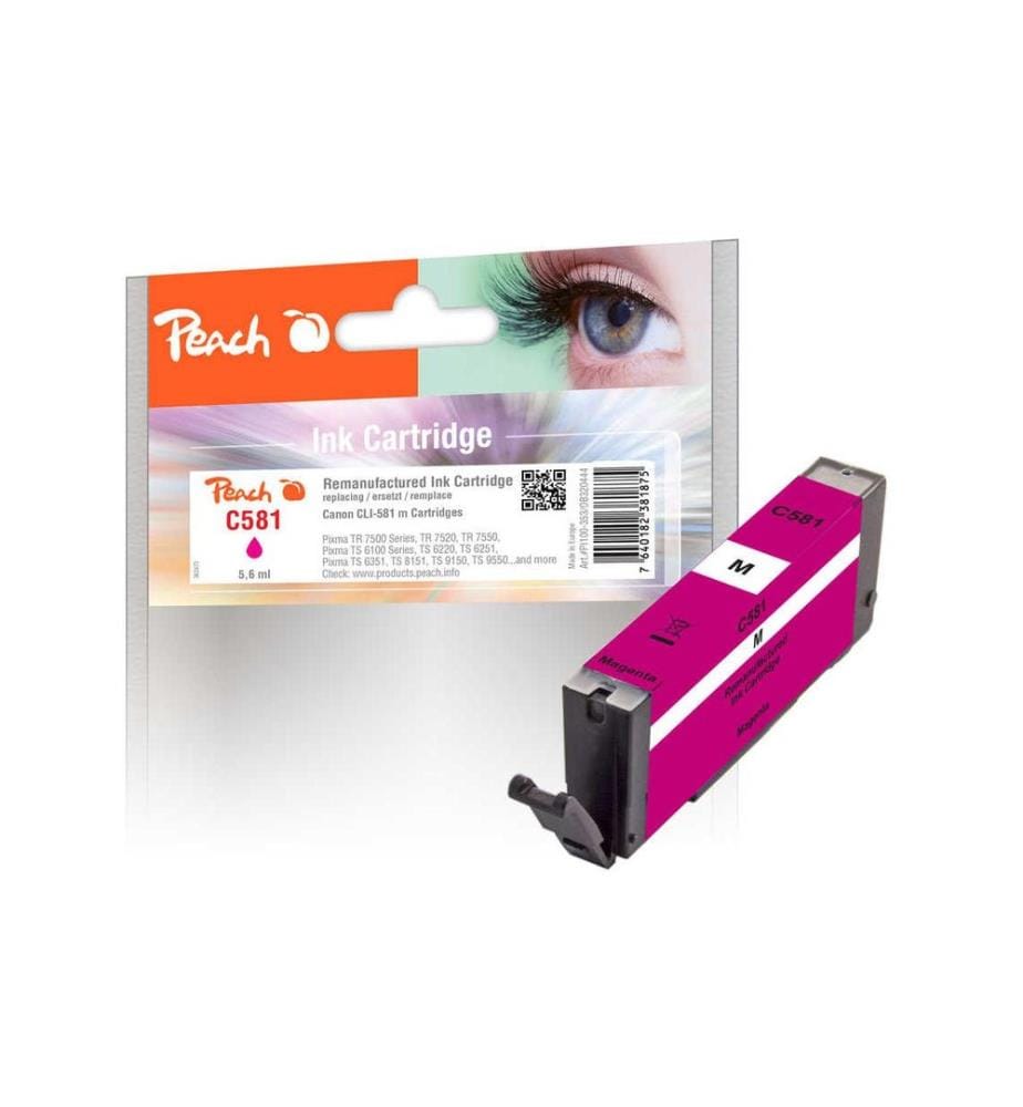 PEACH - Encre Canon CLI-581 Magenta