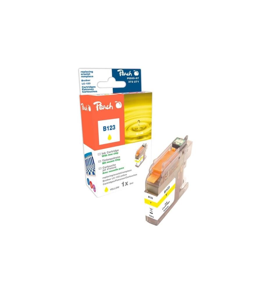 PEACH - Encre Brother LC-123Y Yellow