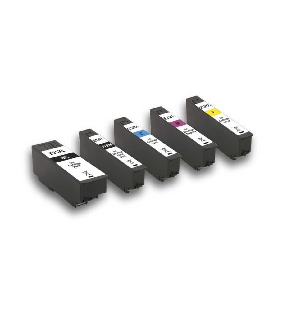 PEACH - Kits dencre Epson T3357 C, M, Y, 2x BK