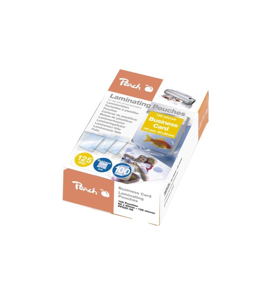 PEACH - Film laminé cartes de visite professionnelles