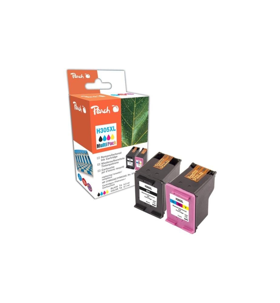 PEACH - Encre HP Nr. 305XL / 6ZA94AE 1x noir, 1x couleur