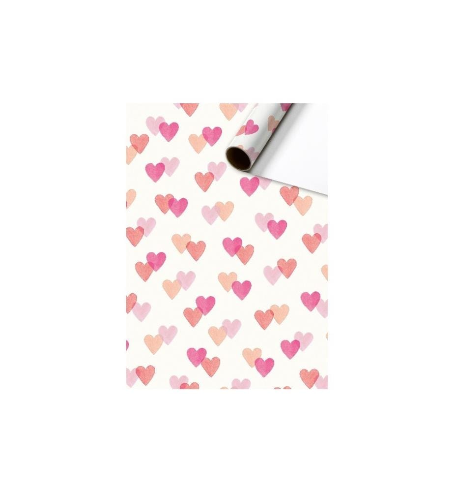 STEWO - Papier cadeau Laila 70 cm x 2 m, 80 g/m², rose